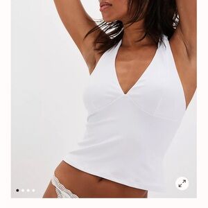 NWT Intimately FP Still Here Halter Cami in White